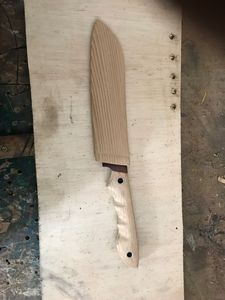 Natural Birch <b>Wood</b> Knife <b>Compostable</b> Disposable Wooden Cutlery for Takeaway and Events - Product Image 4