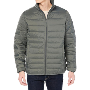 Wholesale Unisex Winter Puffer Jacket Hooded Reversible <b>Waterproof</b> Windproof Stand Collar Thick Nylon <b>Padded</b> Front Logo OEM - Product Image 6