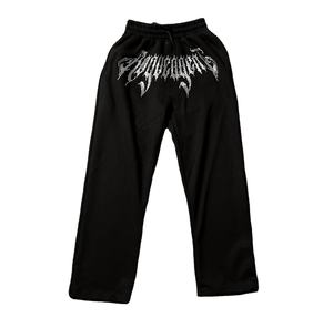 Survêtement surdimensionné personnalisé délavé à l'acide survêtement vintage pour hommes survêtement à capuche ensemble strass ensembles de survêtements grande taille - Product Image 3