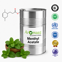 Aromaaaz International Acétate de menthyle C12H22O2 Liquide Pureté 98% à 99,9% Arôme alimentaire Parfum synthétique