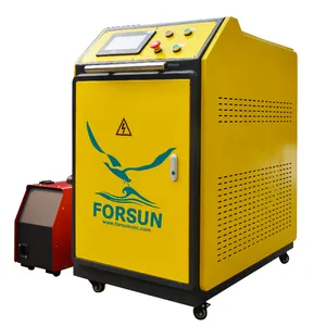 27%discount! FORSUN factory 1000w 1500w 2000w 3 in 1 CNC portable fiber laser welder laser welding and cleaning machine for stai
