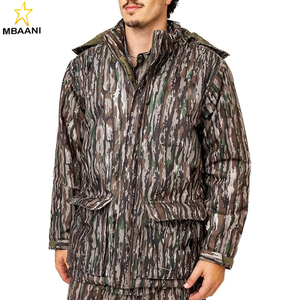 Men's <b>Camo</b> Hunting Insulated Cold Weather Parka <b>Jacket</b> - Water-resistant, Mid-weight and Super Warm - Product Image 1