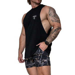 เสื้อกล้ามออกกำลังกายผู้ชายแบบคัตออฟ ทรงเข้ารูป แห้งเร็ว ผ้าฝ้าย 100% - Product Image 5