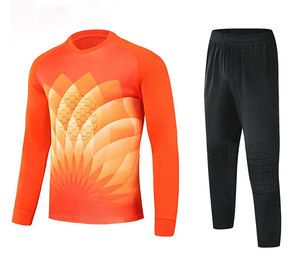 Kids Unisex Football Goalkeeper Uniform Sleeveless Soft Sponge <b>Pads</b> Breathable Moisture-Wicking UV Protection Custom Team Sport - Product Image 5