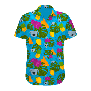 Camiseta Hawaiana Unisex 2026 OEM Personalizada, de Gran Venta, con Estampado Tropical, Tejido de Poliéster Teñido, 100% Alta Calidad, Bajo Precio, Bajo MOQ - Product Image 4