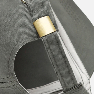 Gorra de béisbol estilo Dad Hat de sarga chino de alto gramaje, con aspecto estructurado, suave, teñida con pigmento, vintage y retro desgastada - Product Image 5