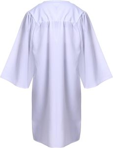 Uniforme Académico Blanco para Hombre, Tejido de Algodón, para Ceremonia Escolar, Talla Adulto - Product Image 6