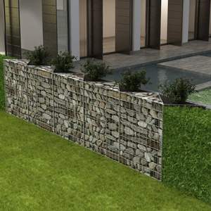 Panier à gabions en acier galvanisé pour fournitures de jardin 118.1 "x 11.8" x 39.4" - Product Image 1
