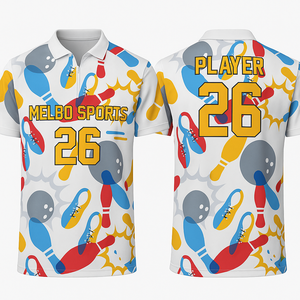 Custom <b>Bowling</b> Shirts Polo Jerseys Men Women Personalized Name 3D American Flag Sublimated <b>Bowling</b> Shirts - Product Image 6
