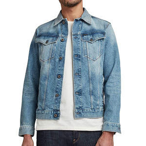Chaqueta de Mezclilla Ligera para Hombre, Estilo Clásico con Botones, Abrigo de Jean de Algodón, Manga Larga, Ropa Exterior con Bolsillos, Moda Casual Urbana - Product Image 6