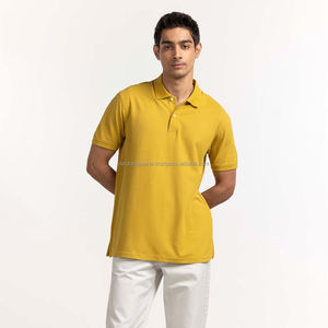 Nardon Apparel Camisa de golf de manga corta clásica para hombre Algodón informal para polo con botón superior y bolsillo Impreso Tela de punto - Product Image 4