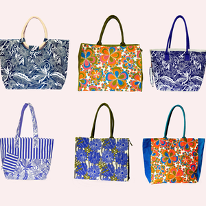 Sac de plage en jute écologique durable de qualité supérieure, imprimé sur mesure, avec poignée longue |   Tissu sans azo pour le shopping, les voyages et les loisirs - Product Image 1