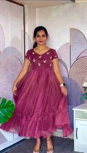 <b>Indian</b> Pakistani Clothing Exclusive Designer Anarkali Gown Premium Collection Latest Ethnic Readymade Bridal Party Wear <b>Indian</b> - Product Image 3