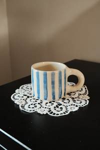 Ceramic <b>Mug</b> Heart Pattern Cute Design Dishwasher Safe Microwave Safe Home Use - Product Image 4