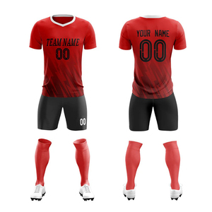 Conjunto de Uniforme de Fútbol Personalizado Unisex, Manga Corta, Degradado Azul, Absorbe la Humedad, para Adultos, Todas las Temporadas - Product Image 4