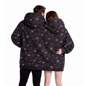 Sweat-shirts tendance entièrement ornés de strass, pull scintillant en cristal, sweat-shirt pour deux personnes, sweat-shirt surdimensionné, logo personnalisé OEM, sweat-shirts pour couple - Product Image 6