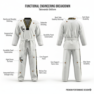 Vêtements d'arts martiaux professionnels en feutre, fabricant de vêtements de karaté sur mesure, vente en gros acceptée, uniforme de kung-fu et de karaté unisexe avec marque privée - Product Image 2