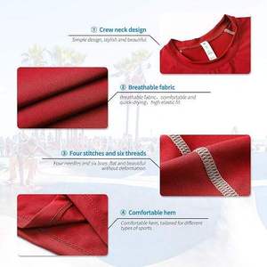 Men's Full Sleeve Compression Shirt Red White Green Quick Dry Sport Top Long Sleeve <b>Athletic</b> Wear - Product Image 4