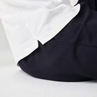Kemeja Pria Putih Polos Premium Rajutan 100% Katun Anti Kusut Lengan Pendek Golf Musim Panas Kasual Bernapas