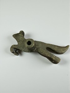 Bouton d'armoire en forme de renard en fer rustique poignée de tiroir Animal en laiton antique - Product Image 2