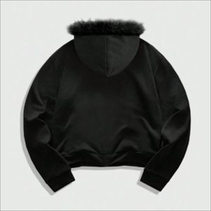 Sweat à capuche zippé personnalisé en coton épais et respirant, brodé, pour homme, style streetwear, qualité supérieure, direct usine - Product Image 2