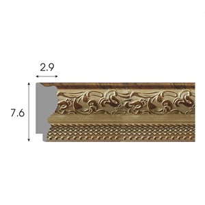 Moulures en polystyrène PS de style américain haut de gamme pour la décoration murale et les cadres photo - Fabricant - Product Image 3