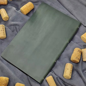 Porta Menús de Cuero Genuino Hecho a Mano, Clásico y de Lujo, Resistente al Agua, para Hoteles de Alta Gama, LMC-0210 - Product Image 1