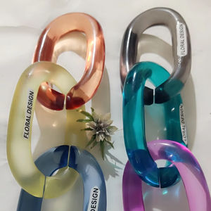 Chaîne en résine de qualité supérieure, décorative, colorée, nouveau design, disponible en grande et petite taille, et personnalisable. - Product Image 1