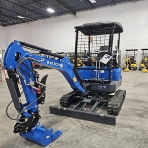 รถขุดขนาดเล็ก 1 ตัน พร้อมเครื่องยนต์ มอเตอร์ และปั๊ม สำหรับงานก่อสร้าง ขุด และตัก แบบตีนตะขาบ ประสิทธิภาพสูง - Product Image 1