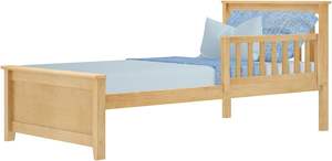 Rails de sécurité à deux côtés en bois naturel classique certifié pour meubles de pépinière lit durable à plancher bas pour tout-petits chambre à coucher hôtel - Product Image 4