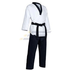 Uniforme de Artes Marciales, Karate y Taekwondo, Ligero, de Algodón, Unisex, para Estudiantes, con Cordón Elástico, Servicio OEM, para Niños y Adultos - Product Image 1