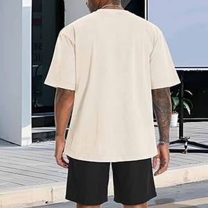 Camiseta de hombre con cuello redondo, diseño moderno, corte ajustado, camisetas sólidas para hombre, camisetas de manga corta para hombre, subidas por Dress Sports - Product Image 5