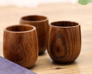 Taza de café de madera ecológica de estilo japonés, taza de madera natural hecha a mano, vajilla para el hogar y la cocina - Product Image 5