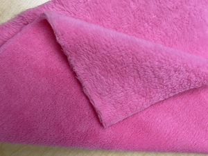 Pink Flannel <b>Fabric</b> 100% Polyester 58/60 Inch Width Quick-Dry Home Textile Towel Material <b>Medium</b> Weight Woven Plain Style - Product Image 5