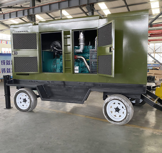 Portable AC Silent Diesel Generators Diesel Genset Strong Power 12kW-50kW Commercial Diesel Generator for Emergency Mobile Power