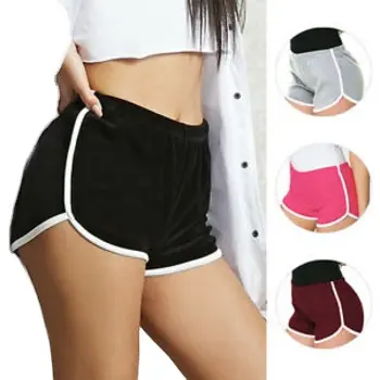 Women's Summer Fitness Clothing High Waist Tummy Control Push Up Compression Scrunch Bum Yoga Gym Shorts