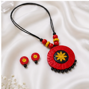 Conjunto de Collar con Colgante de Coco Redondo, Estilo Rasta Rastafari, Joyería Artística Unisex - Product Image 6