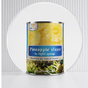 Tasty Best Quality Vietnam Factory Hot Sale Competitive Price Canned <b>Pineapple</b> Slices In <b>Light</b> Syrup Bulk Supply - Product Image 2