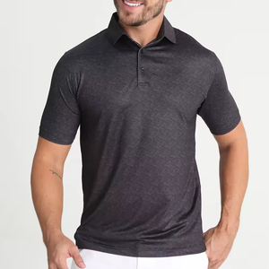 <b>Men's</b> <b>Turtleneck</b> T-Shirt 100% Cotton Breathable Quick Dry Regular Fit Short Sleeve Customized Design Solid Pattern Front Logo - Product Image 6