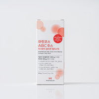 [MARINECOS] Bâtonnets de Collagène en Gelée pour la Beauté Intérieure, Soutien Quotidien de la Peau, Supplément ABC Juice à Faible Poids Moléculaire, 20g X 15 pour Adultes, Boîte