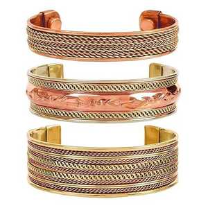 Bracelet ouvert ajustable de style bohème ethnique, fait main, qualité supérieure, cadeau pour hommes et femmes - Product Image 1