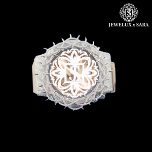 Reloj de Lujo con Esfera de Silicona Negra con Incrustaciones de Diamantes, Esfera con Incrustaciones de Diamantes con Movimiento Automático Premium a Buen Precio - Product Image 3