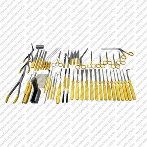 Ensemble d'instruments de chirurgie plastique réutilisables de qualité supérieure, 71 pièces, haute qualité, pour interventions de microchirurgie nasale, instruments de chirurgie plastique - Product Image 2
