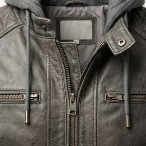 Veste de moto en cuir véritable pour homme de qualité supérieure, nouvelle arrivée, vestes de moto d'hiver, protections amovibles, personnalisables - Product Image 4