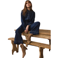 Moda Kadın Denim Tulumu Bol Kesim OEM ODM Toptan Üretici