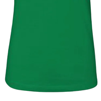   T-shirt graphique décontracté pour femme en coton vert premium de la série Club, col rond, manches courtes, doux et respirant