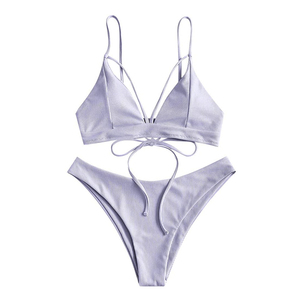 2026 Hot Selling Women <b>Bikini</b> <b>Set</b> Wholesale Custom Breathable Anti-Wrinkle OEM Swimwear All Sizes - Product Image 6