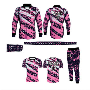 Conjunto Deportivo de Paintball con Sublimación Completa, Jersey Personalizado para Equipo, Camiseta de Manga Corta, Pantalones Deportivos y Cinta para la Cabeza, Absorbente de Humedad - Product Image 6