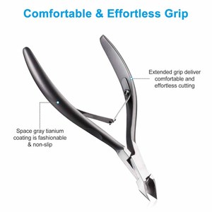 <b>Cuticle</b> Trimmer Scissors Stainless Steel Clippers Cutter Remover Extremely Sharp <b>Cuticle</b> Nippers Pedicure Manicure <b>tool</b> - Product Image 3