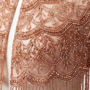 Poncho de créateur très demandé, orné de perles, vêtement d'extérieur tendance pour occasions spéciales, disponible au prix d'usine - Product Image 2